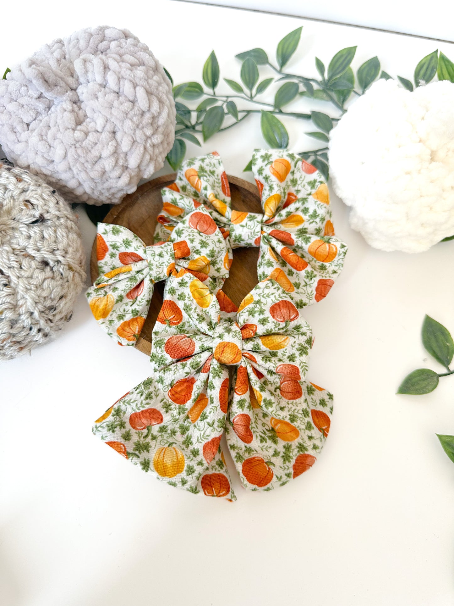 Autumn - pet sailor bow