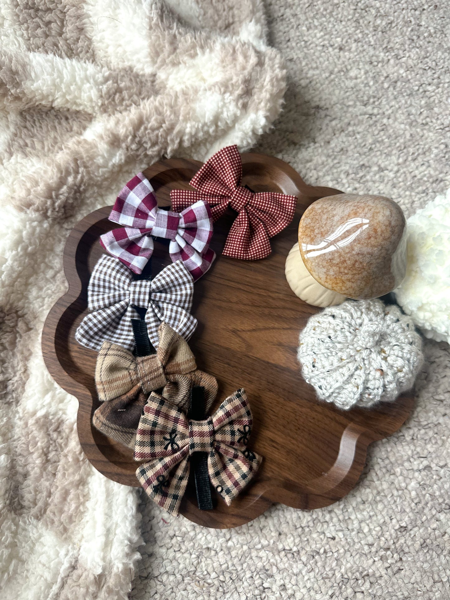 Autumn - pet sailor bow