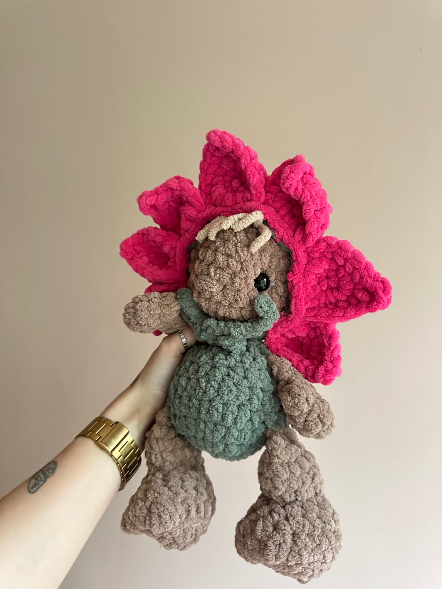Crochet flower baby