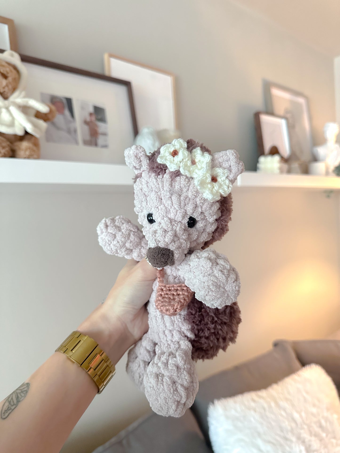 Crochet hedgehog