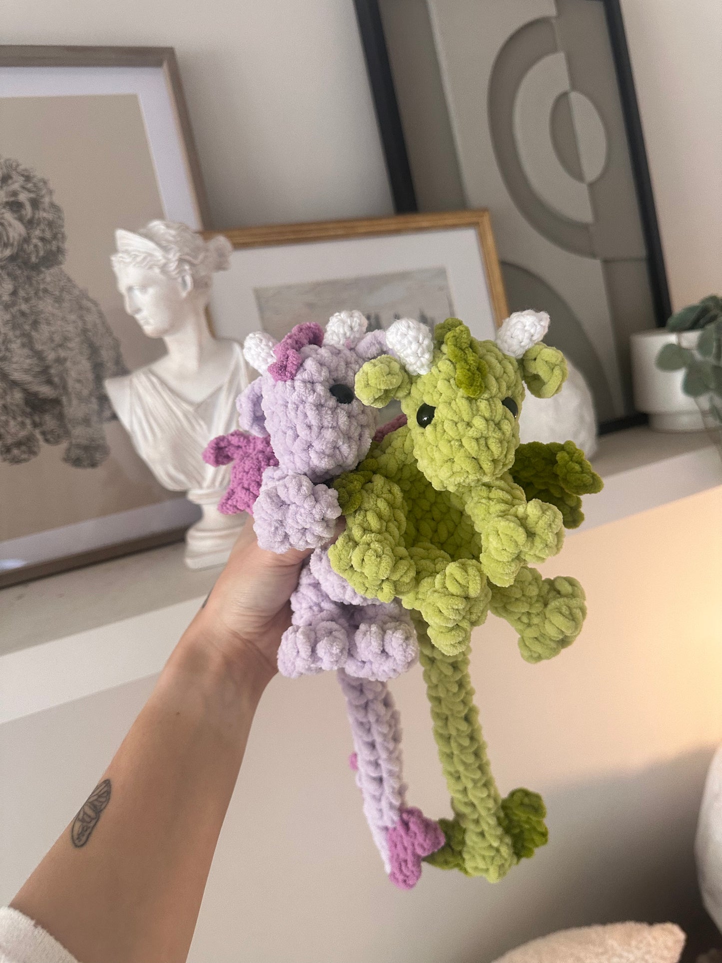 Little crochet dragons