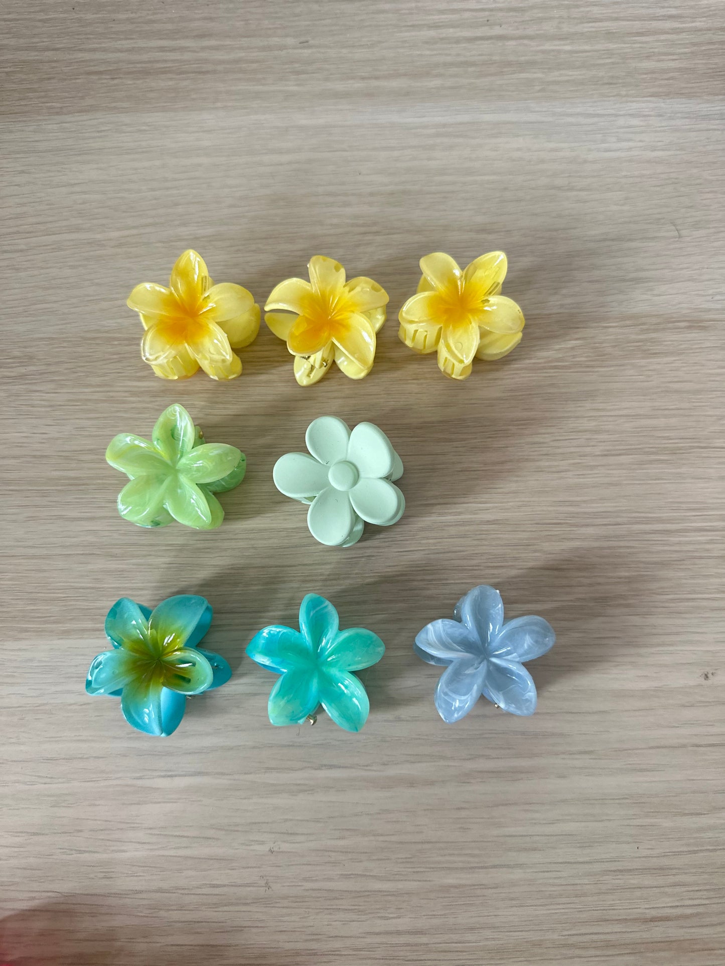 Claw clips - flower