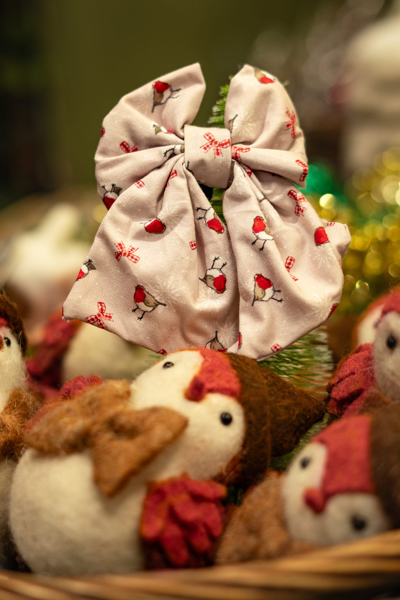 Christmas - pet sailer bow