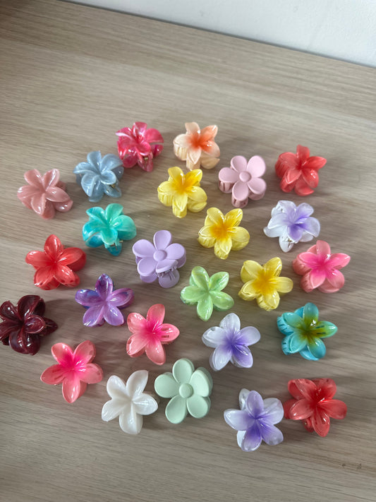Claw clips - flower