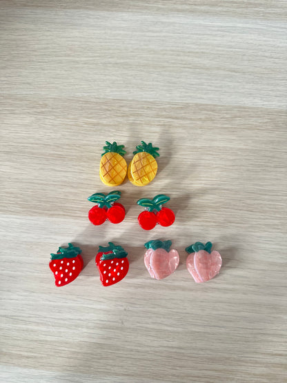 Mini Claw clips - sea themed