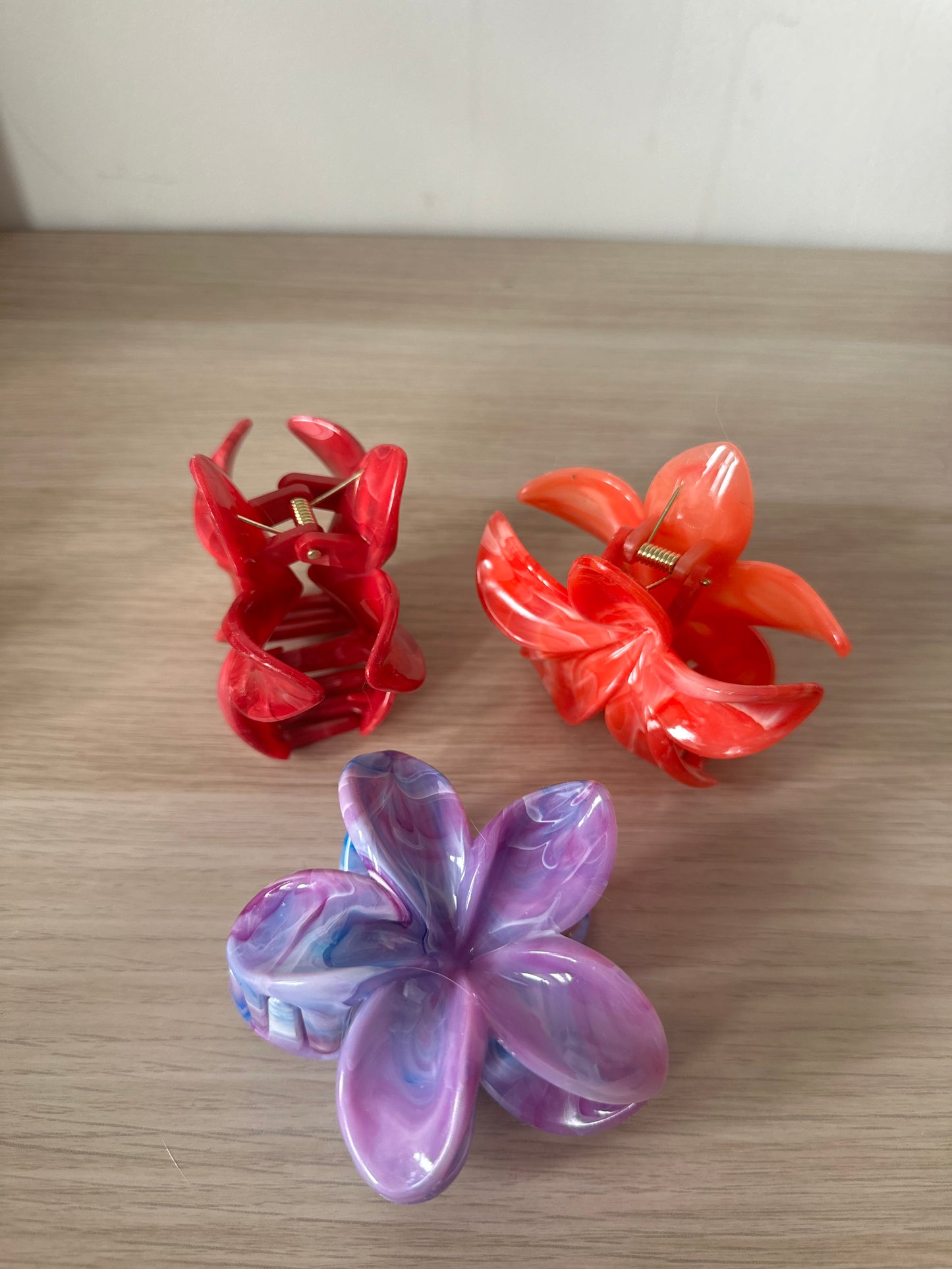Claw clips - flower