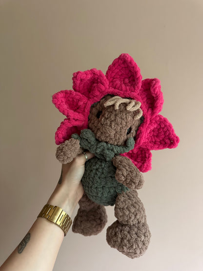 Crochet flower baby