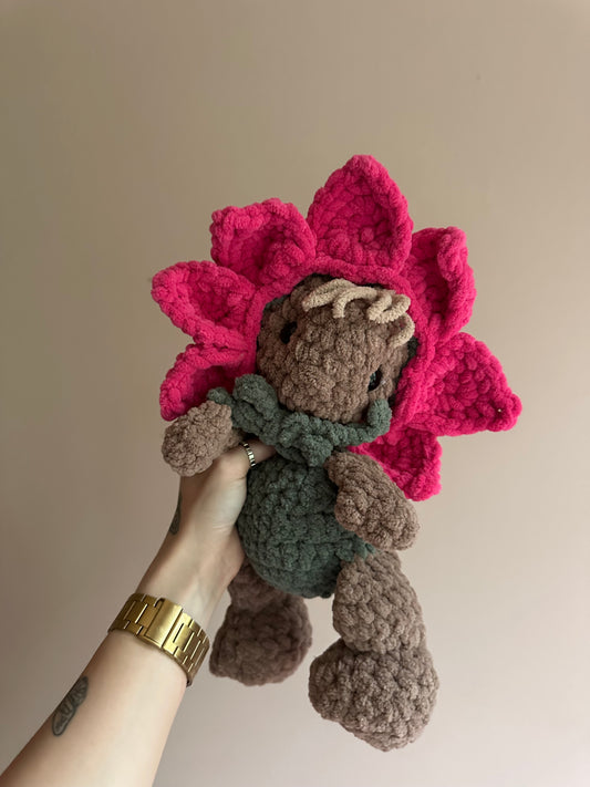 Crochet flower baby