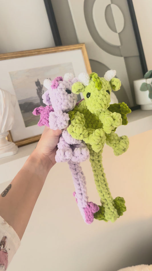 Little crochet dragons